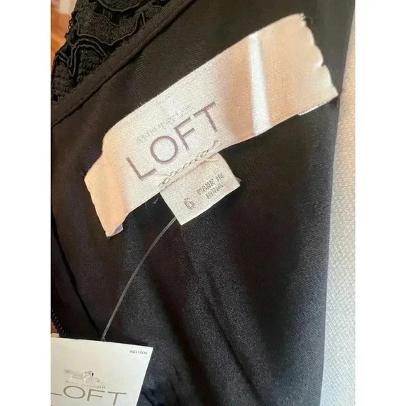 the Loft NWT lace lined pencil dress size 6 - Picture 2 of 7